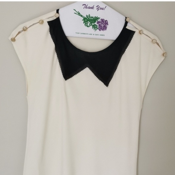 Fendi Wool Blend Top 38 Cream / Black - Picture 3 of 16